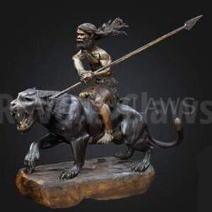Neanderthal Warrior Figurine