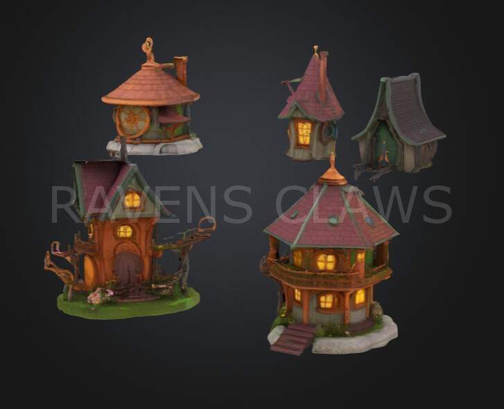 5 Little Cabins
